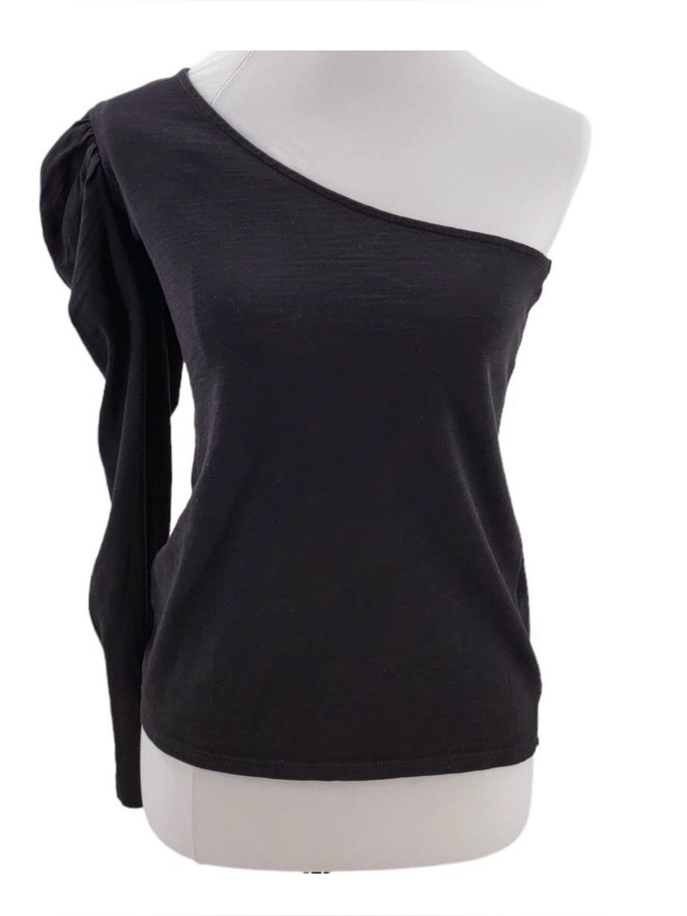 Nation Black Sabrina One Sleeve Shirt S